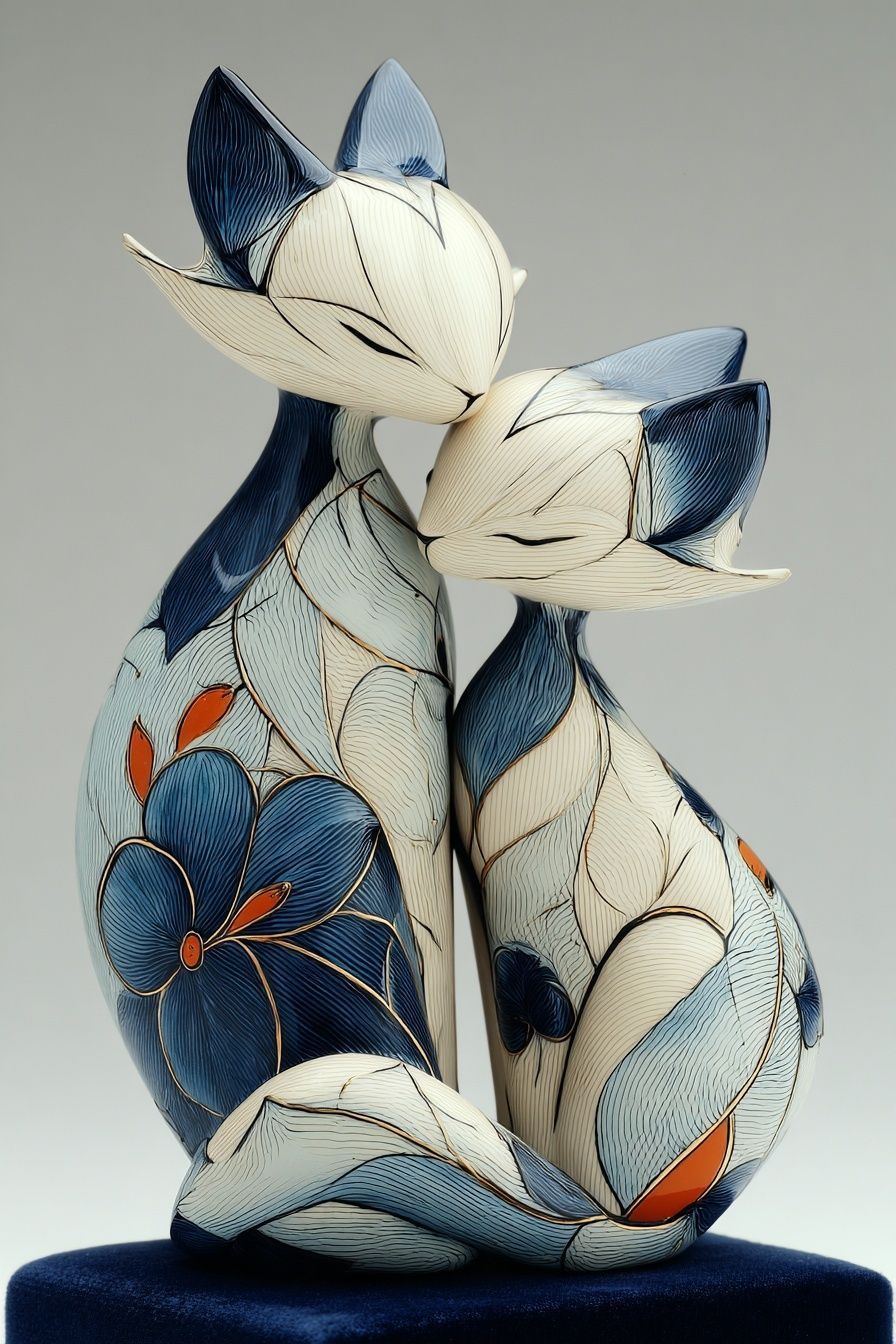 Porcelain Panthers – AI Art Study #7