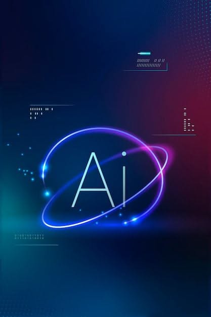 Ai futuristic technology background vector | Premium Vector