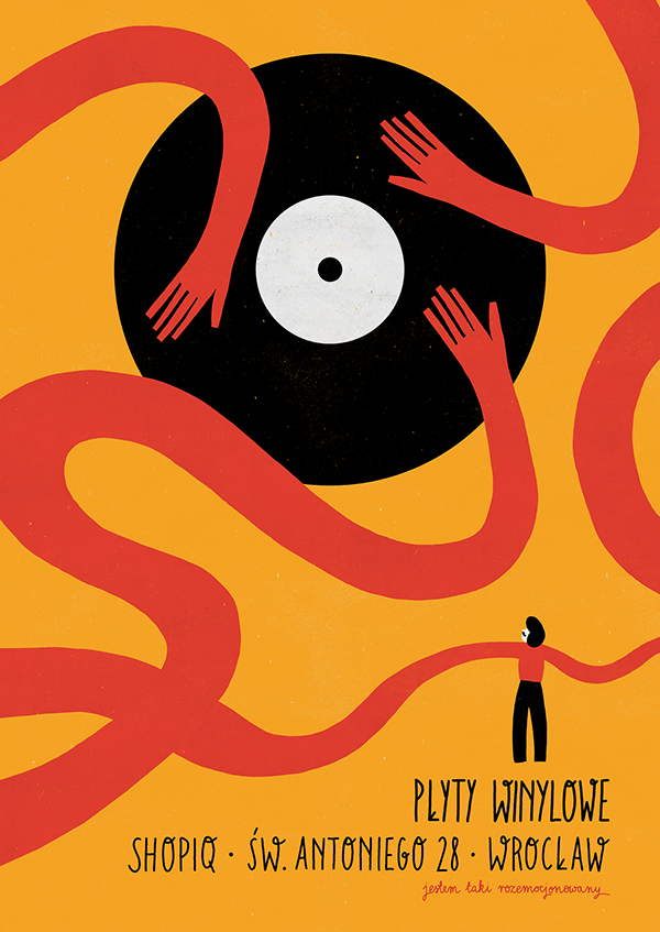 Vinyls | Poster for Shopiq. – Joanna Gniady