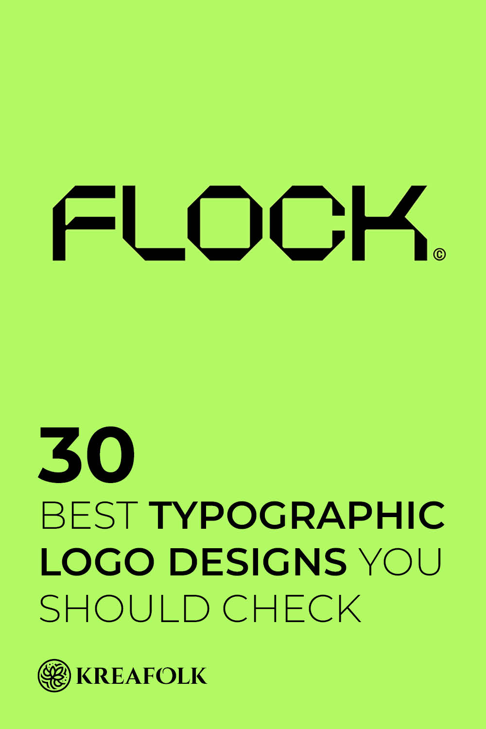 30 Best Typographic Logo Designs You Should Check