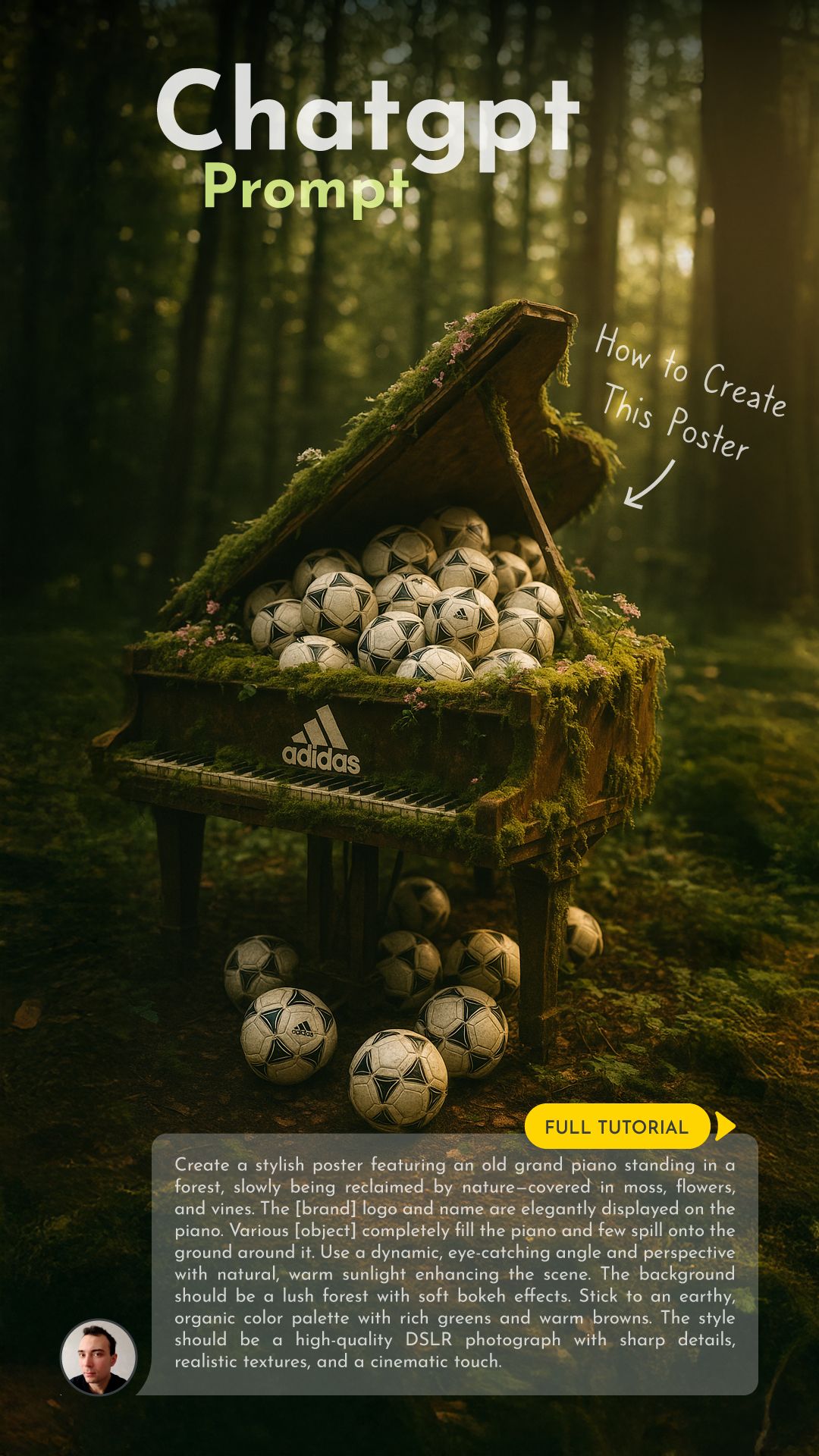 ChatGPT Prompt: Magical Piano in the Enchanted Forest