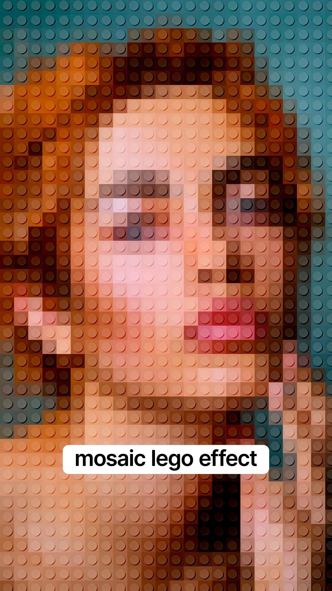 Create this Lego Mosaic effect in Photoshop!📎✨