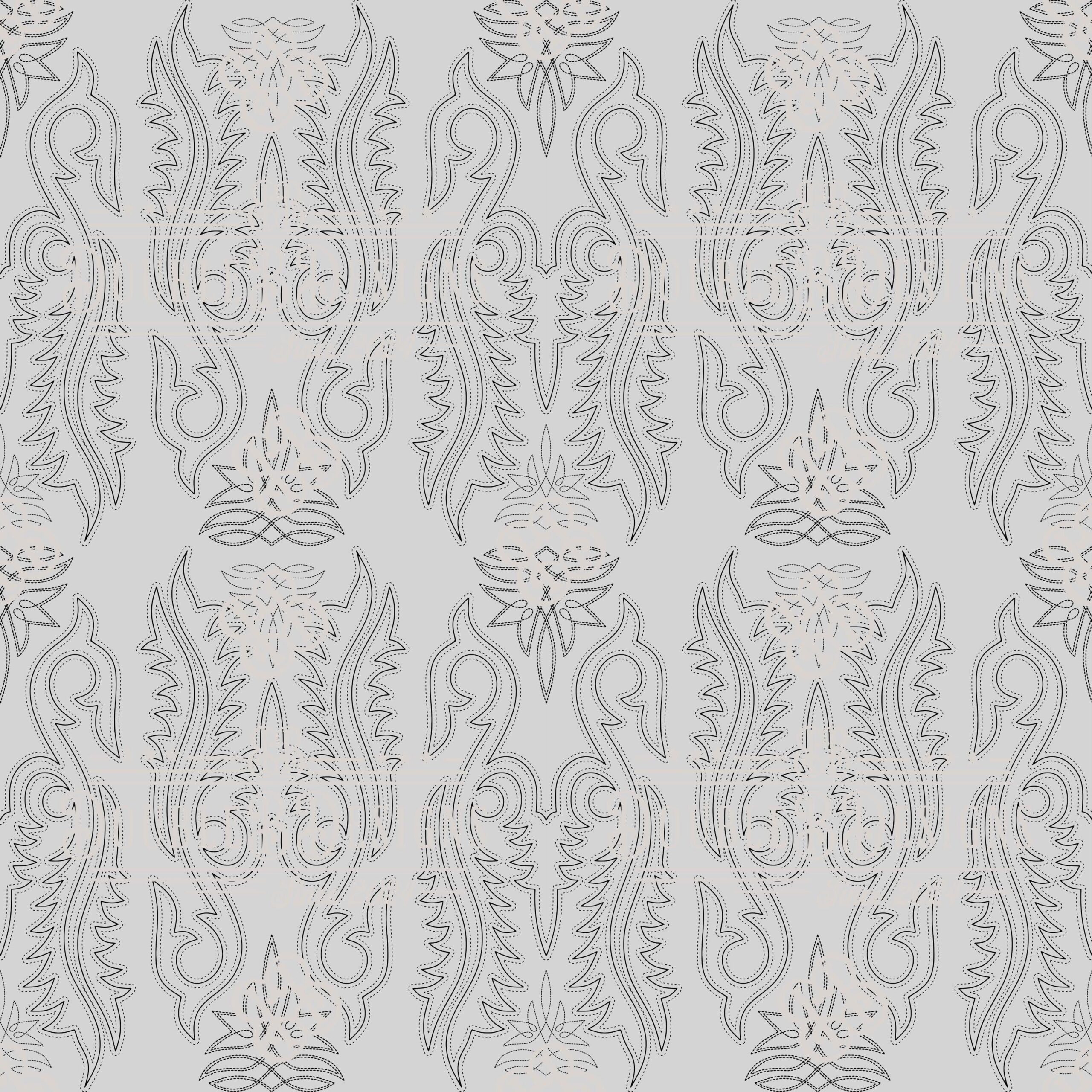 Boot Top Boot Stitch Cowboy Western Rodeo Seamless Pattern by Double B Designs Black and White – Etsy