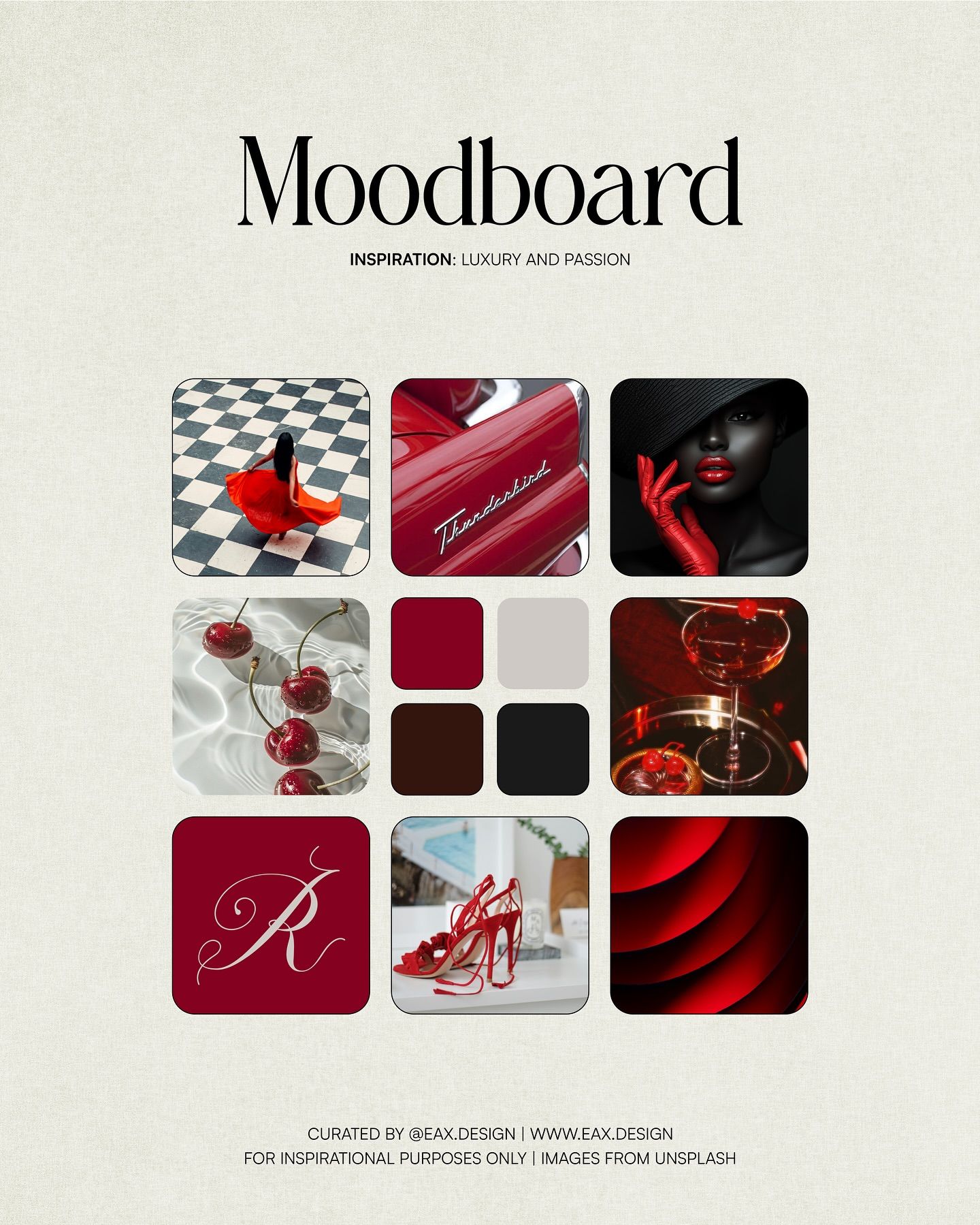 Luxury and Passion | Moodboard Inspiration