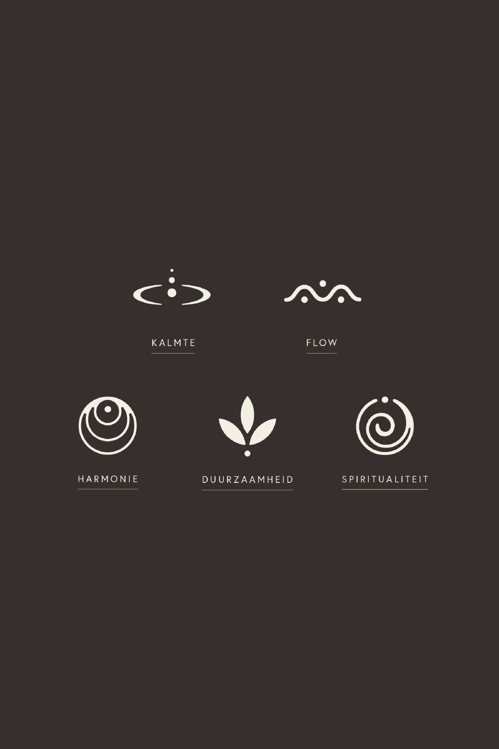 Elegant White Logos on Black: Mindful Branding for a Beautiful Home Experience