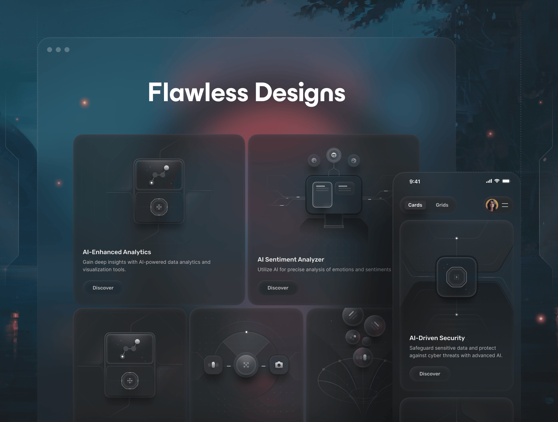 🍱 Bento Cards: AI