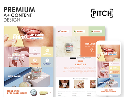 Amazon Premium A+ Content Design for Handmade Heroes – Monique Mitchell