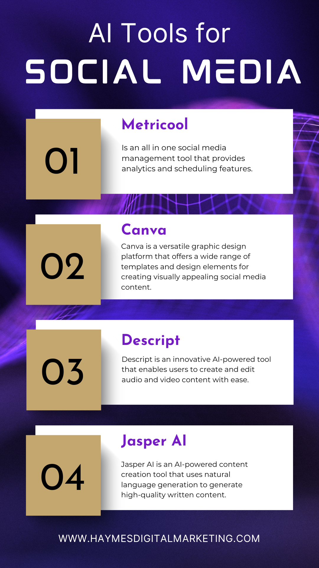 AI Tools for Social Media | Haymes Digital Marketing