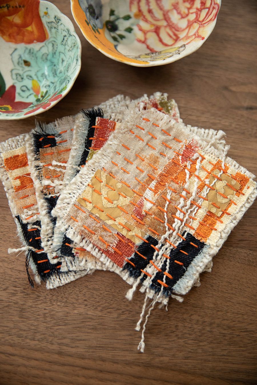 Little works of art—Boro coaster tutorial