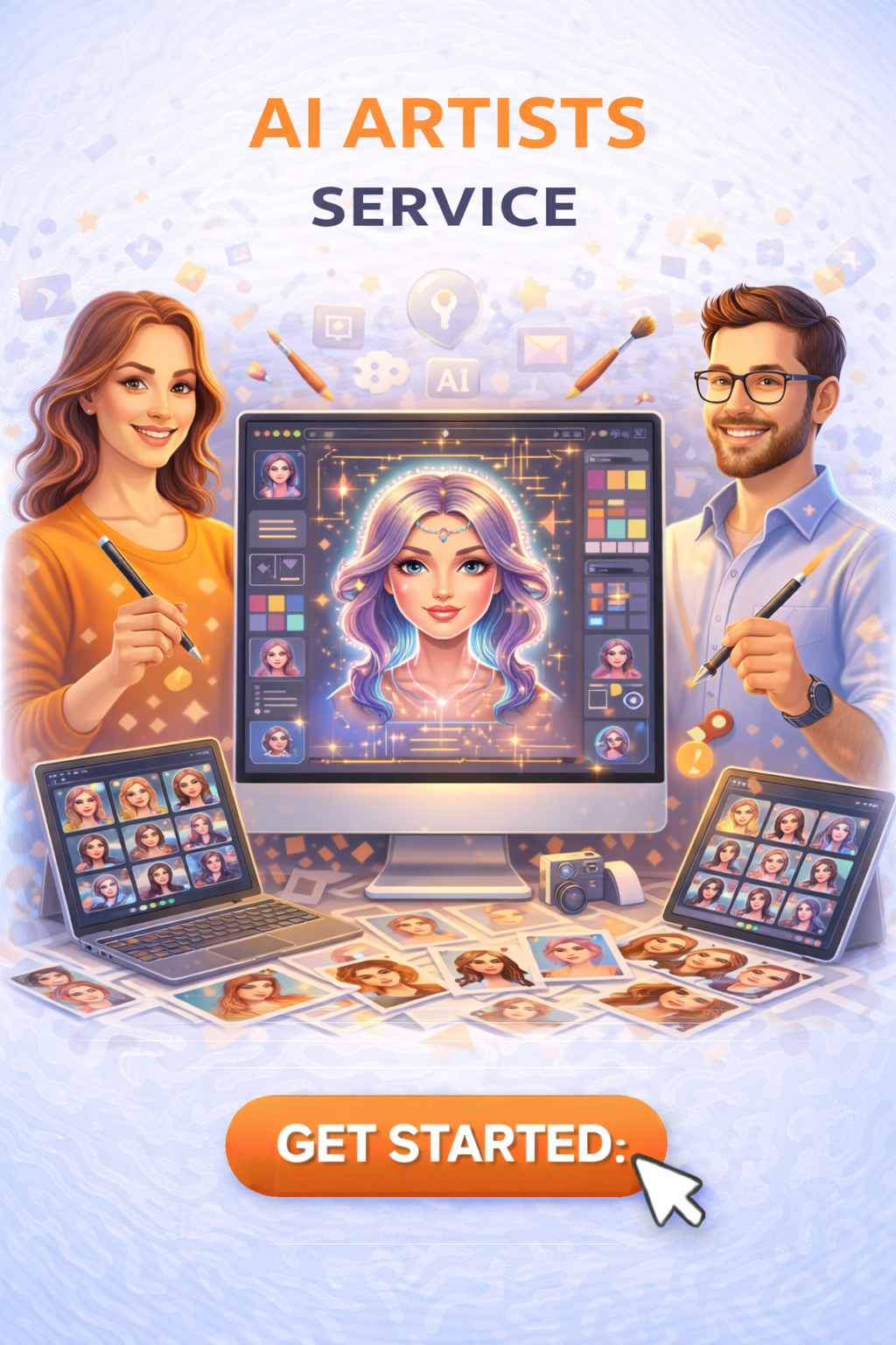 AI Artists Services | Custom AI Art & Digital Creations