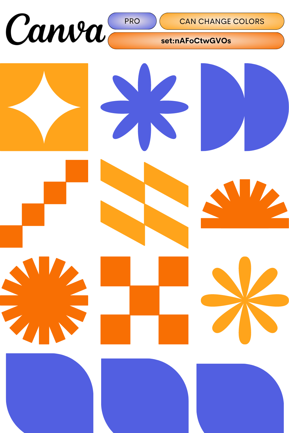 Canva Elements | Canva Elements Keyword | Minimal | Modern | Shape | Geometric