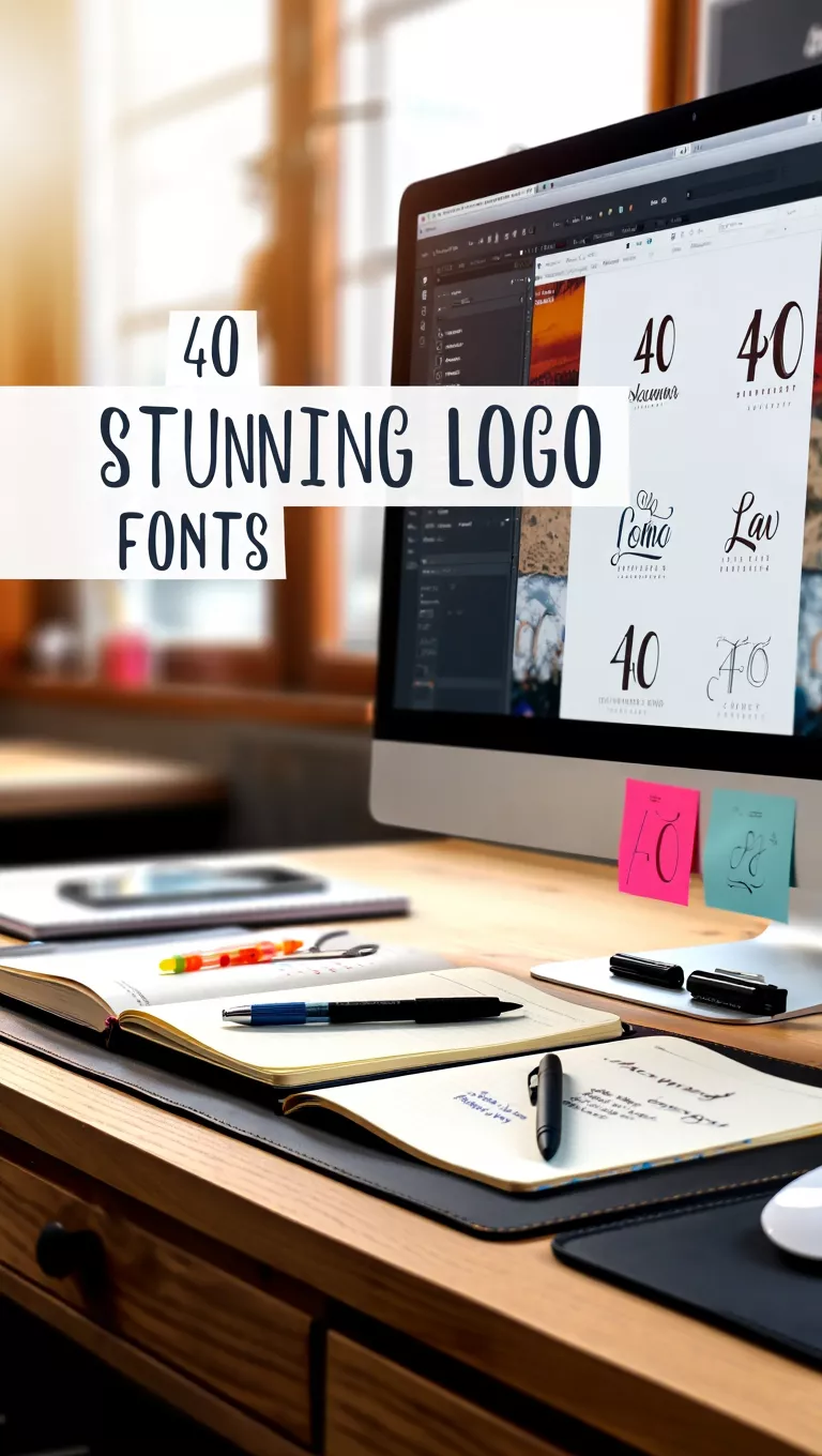 40 Stunning Logo Fonts for Effortless Brand Identity Creation