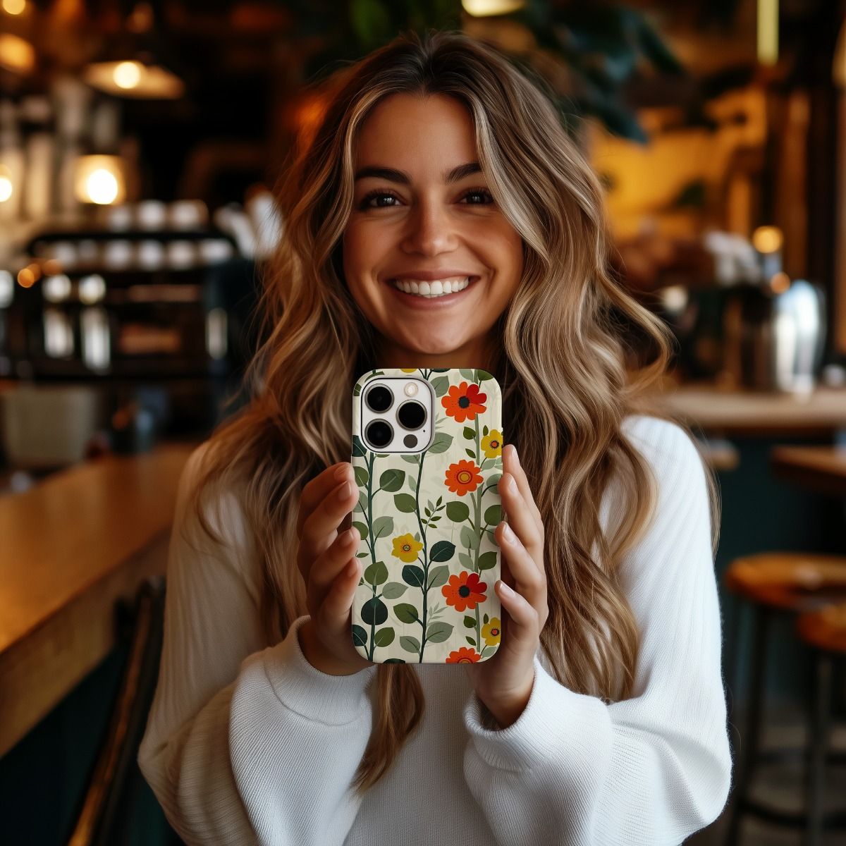 From our bundle of iPhone 15 Case mockups featuring women