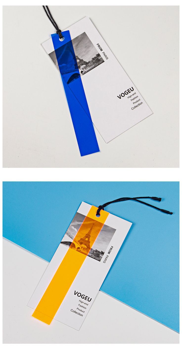 Custom clothing hang tags & fashion tags