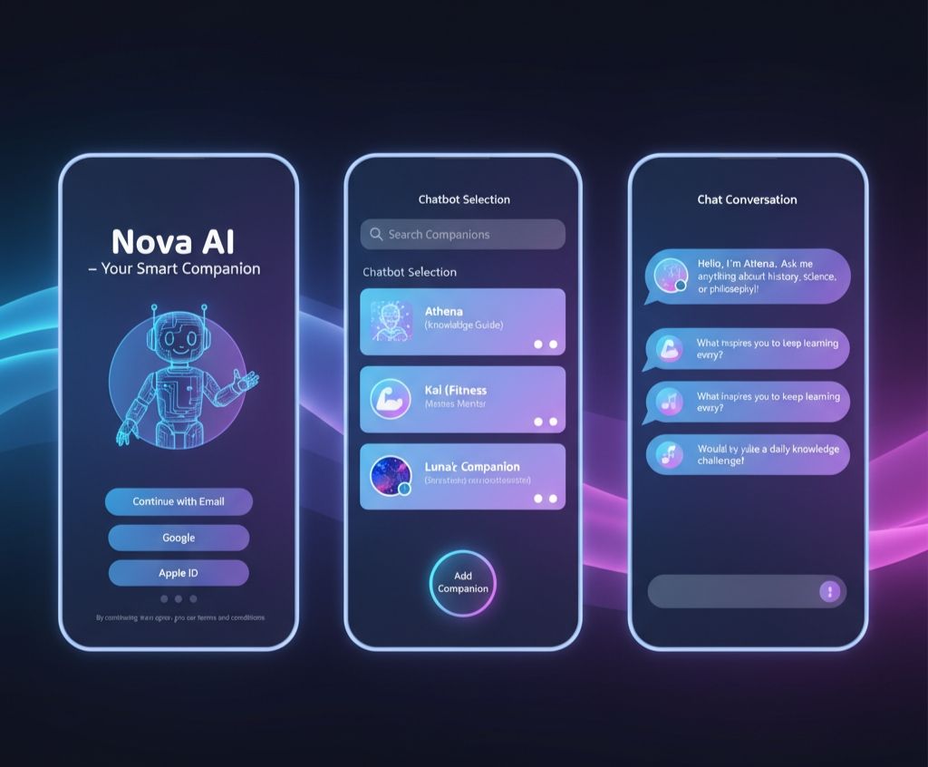 New Chat bot AI app design। Hope you liked the post!