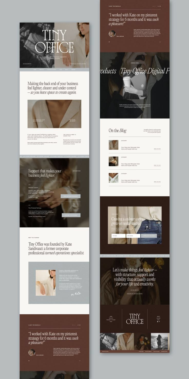 powerful stylish cool distinctive elegant digital company website design