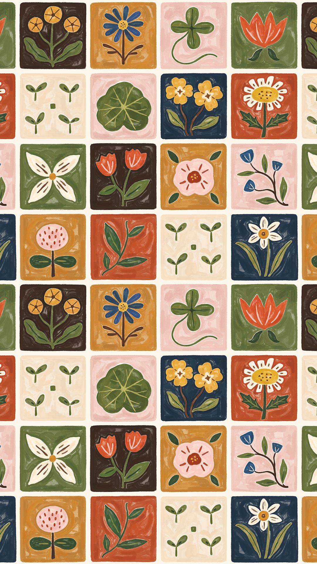 Still Blooming – Patchwork Floral Pattern