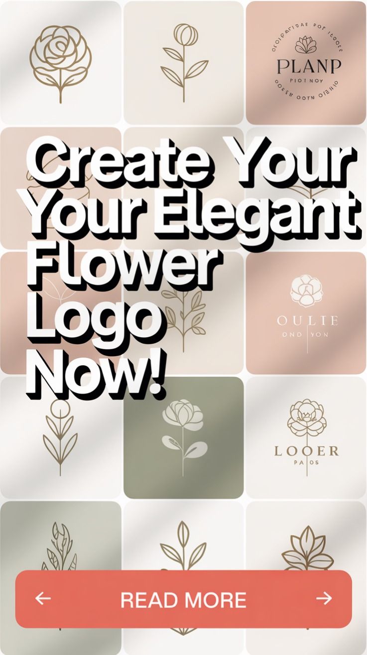 Minimalist Flower Logo Design for Elegant Brands