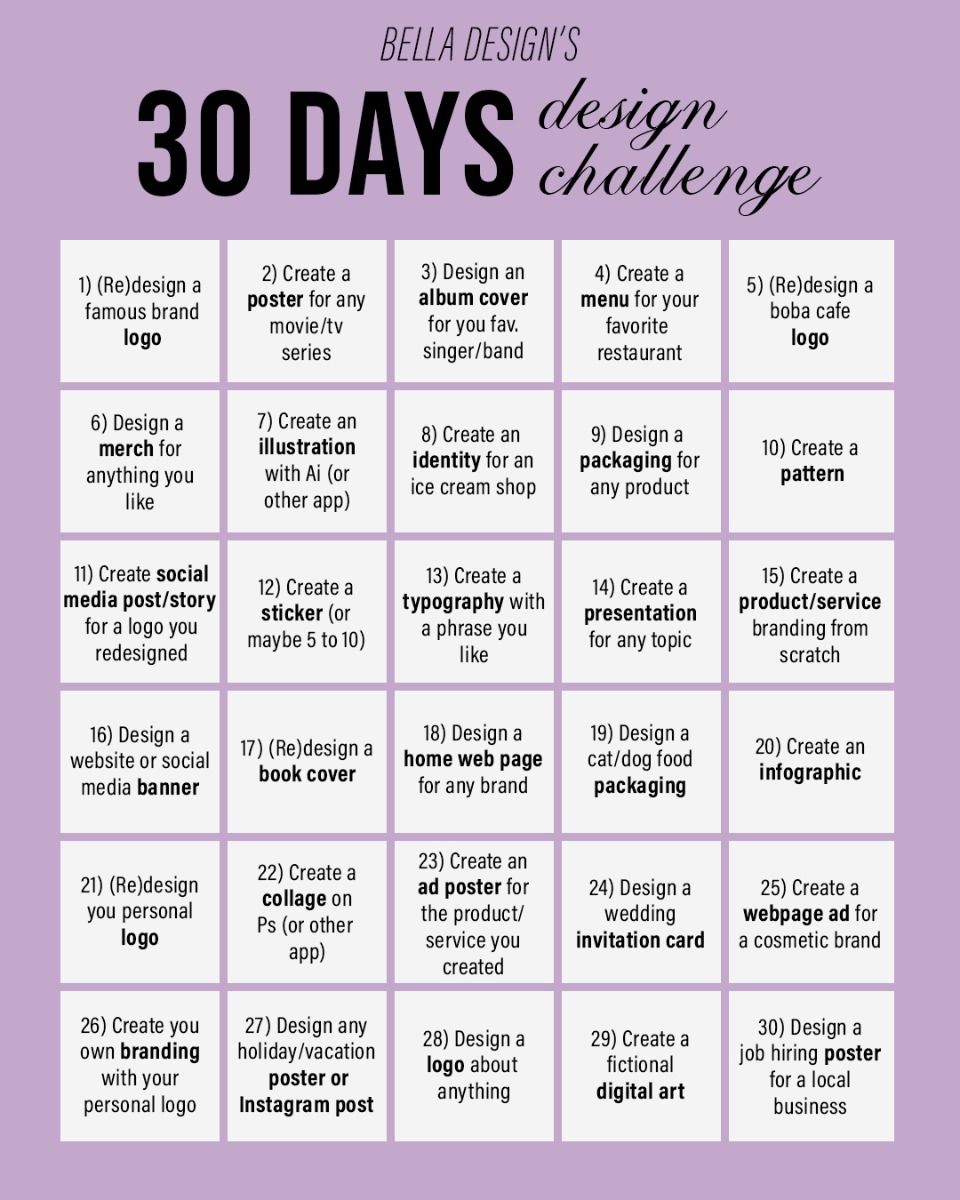 30 days Design Challenge