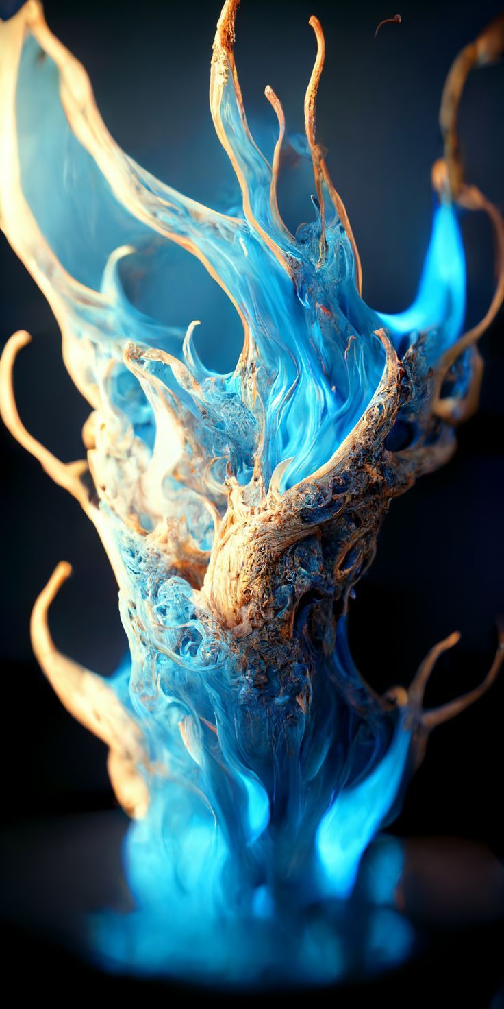 Burning desire wallpaper HD – Blue 1