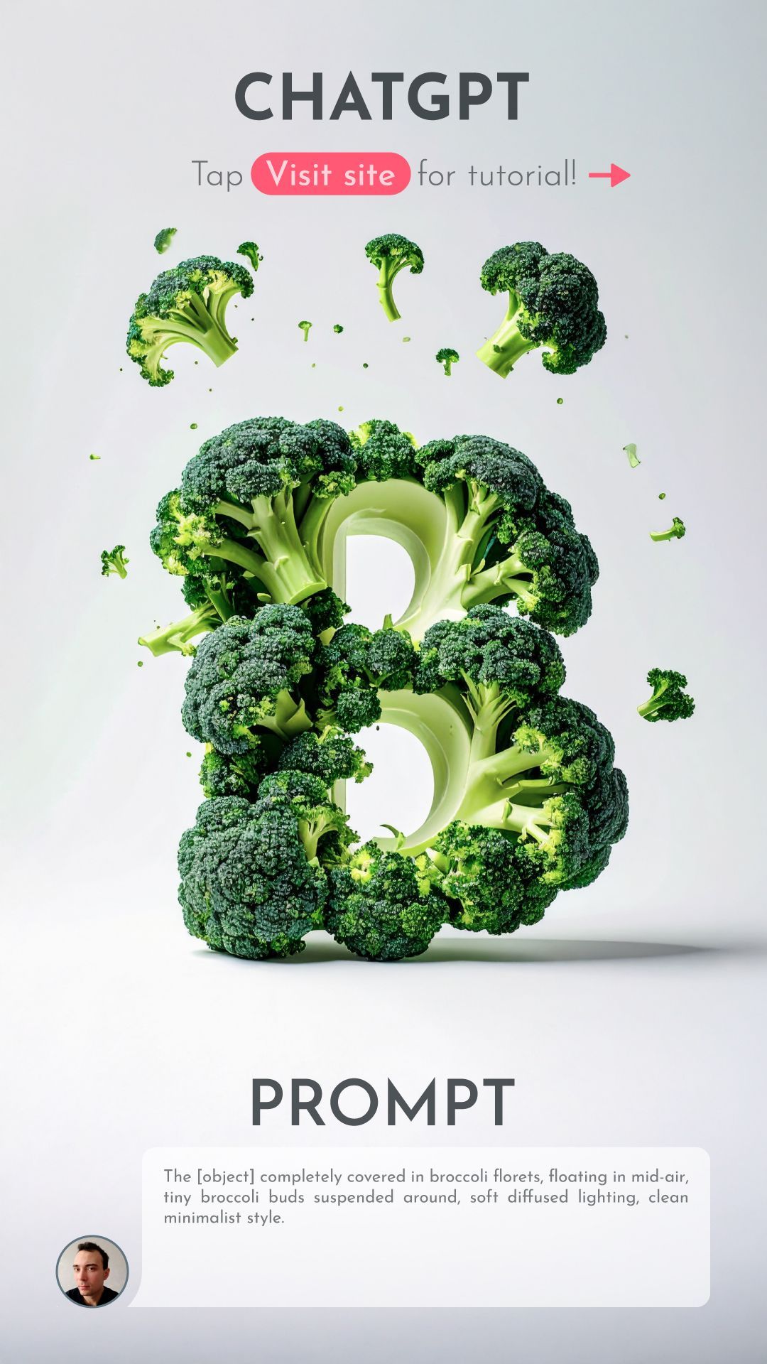 Whimsical Broccoli Text Effect: From Vector to 3D Animation