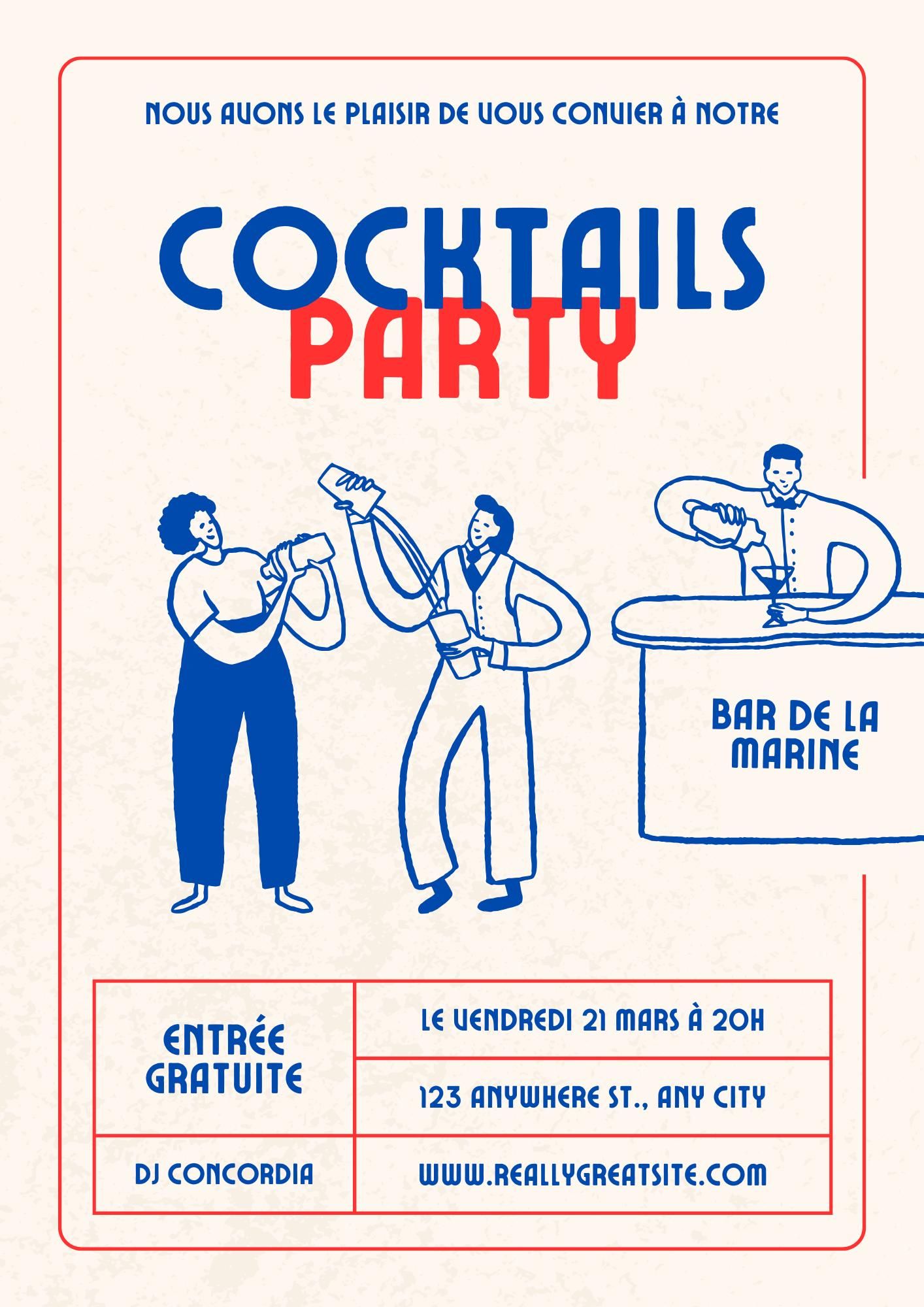 Affiche/flyer personnalisé