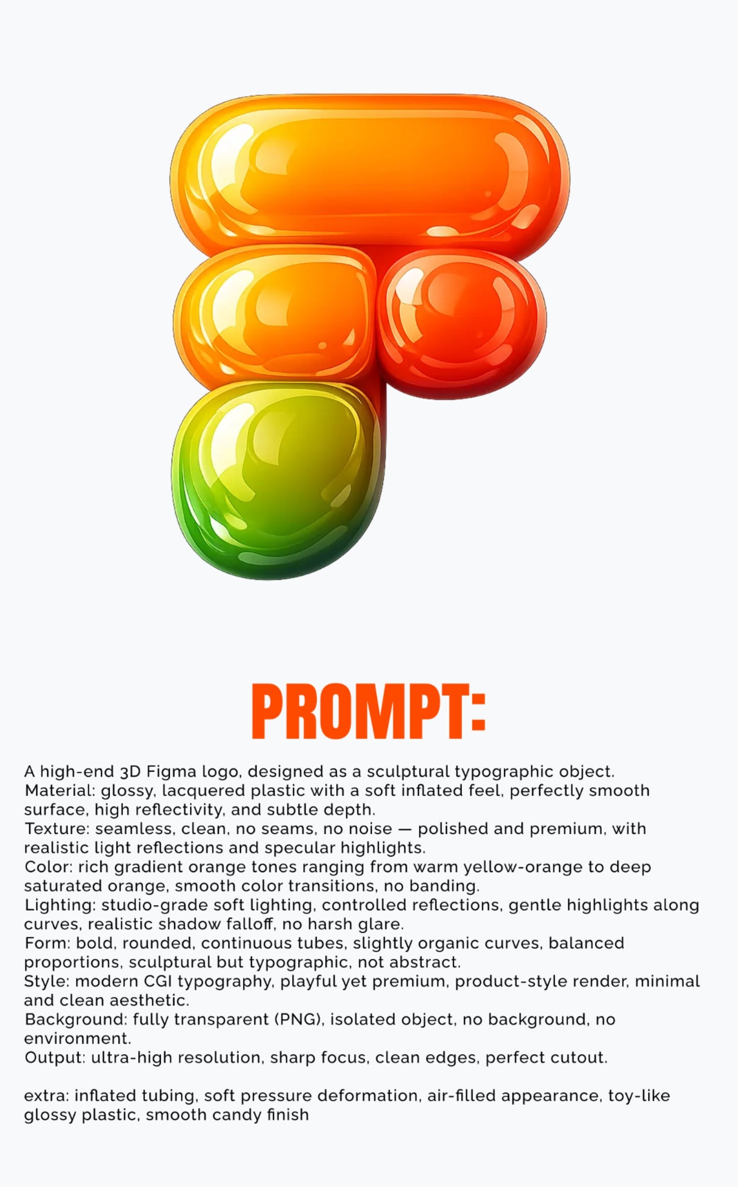 High-End Glossy, inflated 3D icons