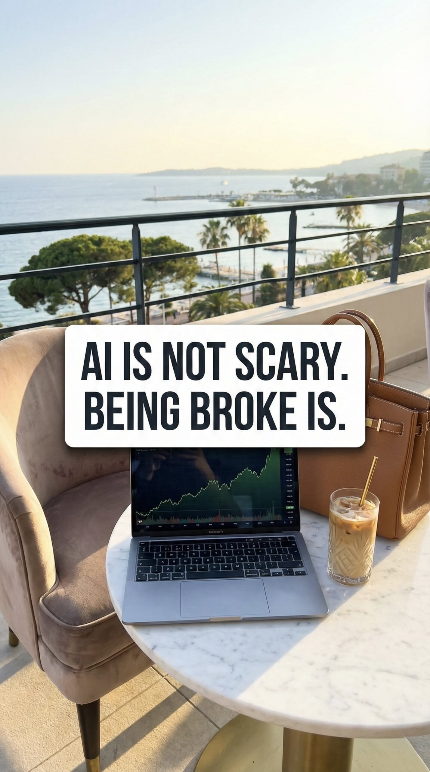 AI IS NOT SCARY. BEING BROKE IS.