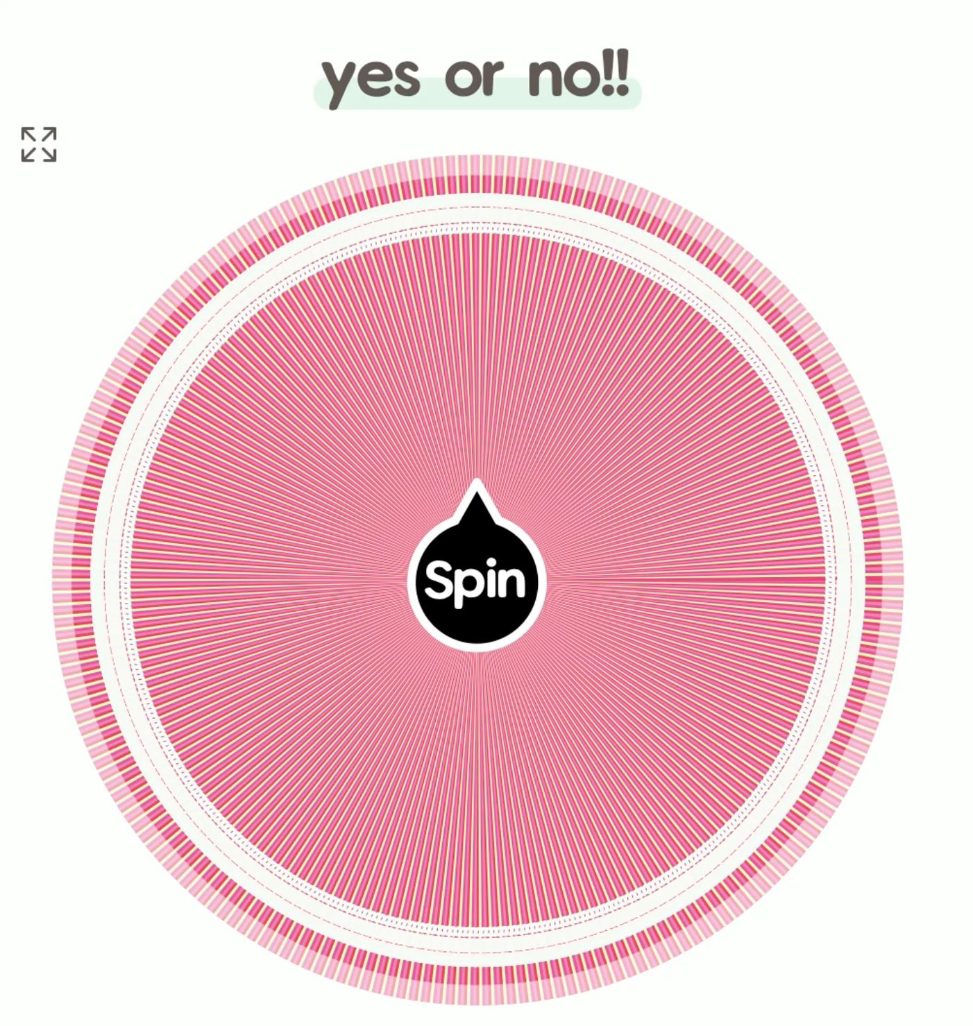 yes or no!! | Spin The Wheel – Random Picker