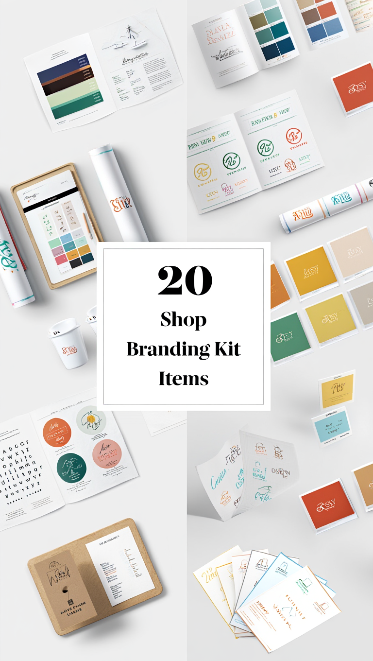 Etsy Jewelry Branding Kit for Etsy Sellers Professional Shop Identity