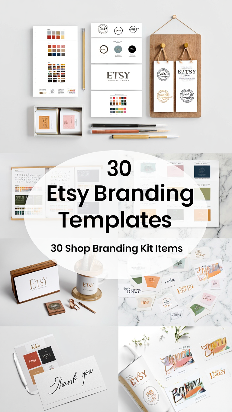 Must-Have Etsy Branding Kit for Creative Entrepreneurs Boost Your Shop Now