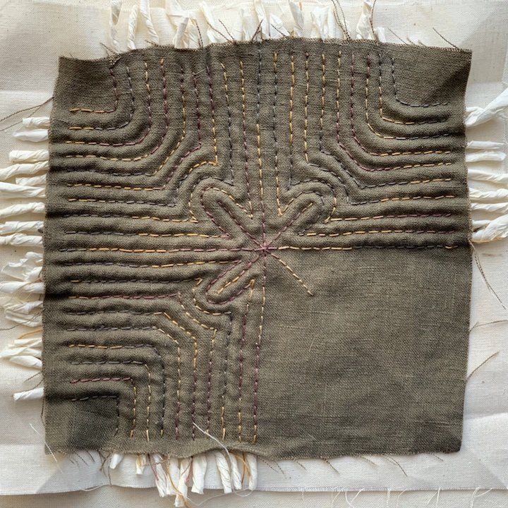 Quilting with paper cords (Saeksilnubi) — Ally Kraus