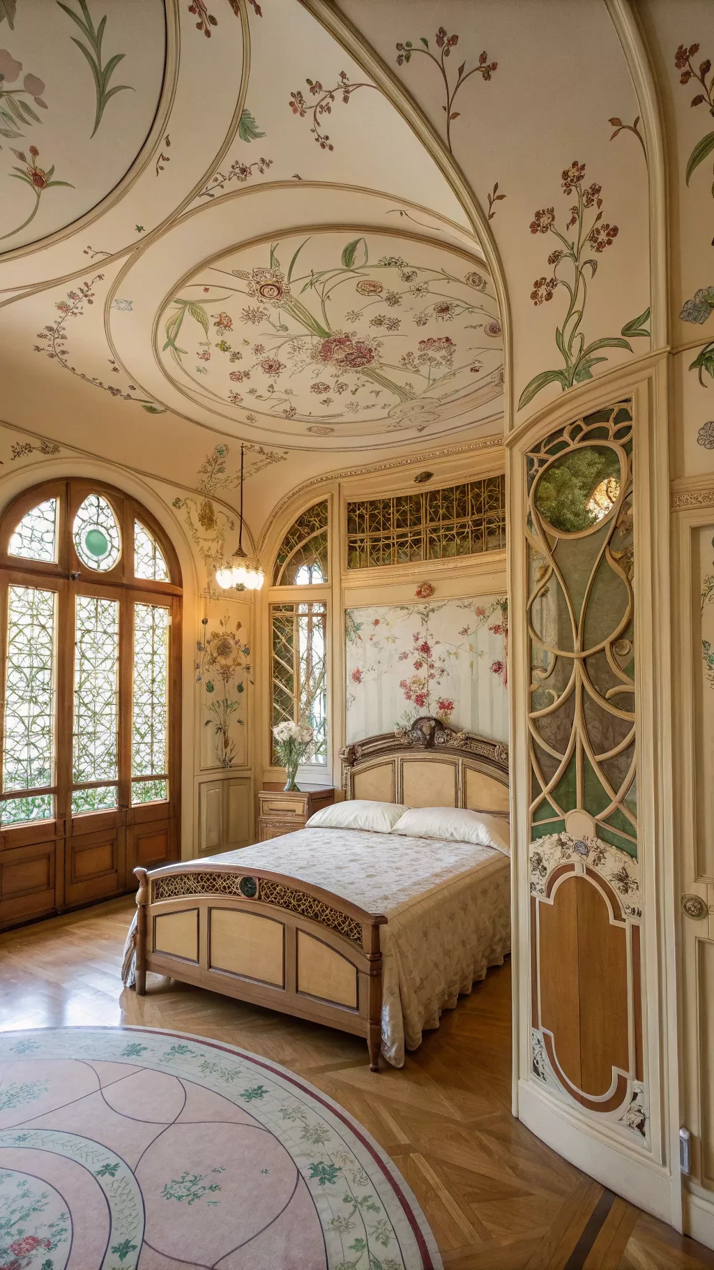 29 Vintage Bedroom Designs with Bold Accent Walls