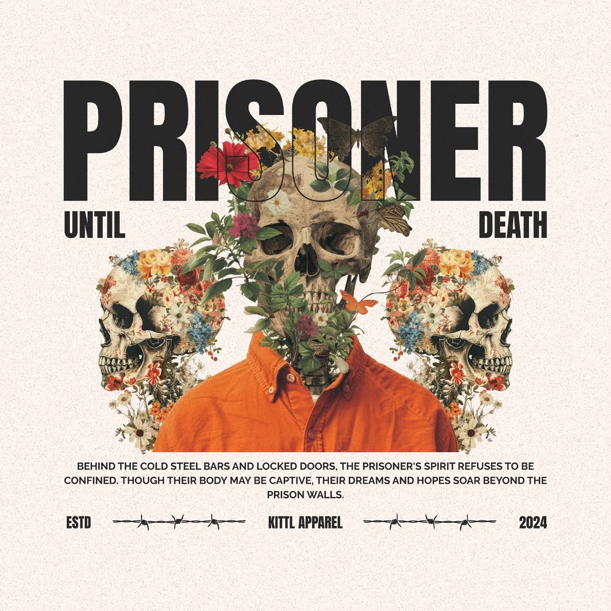 Customizable Prisoner T-Shirt Design Template