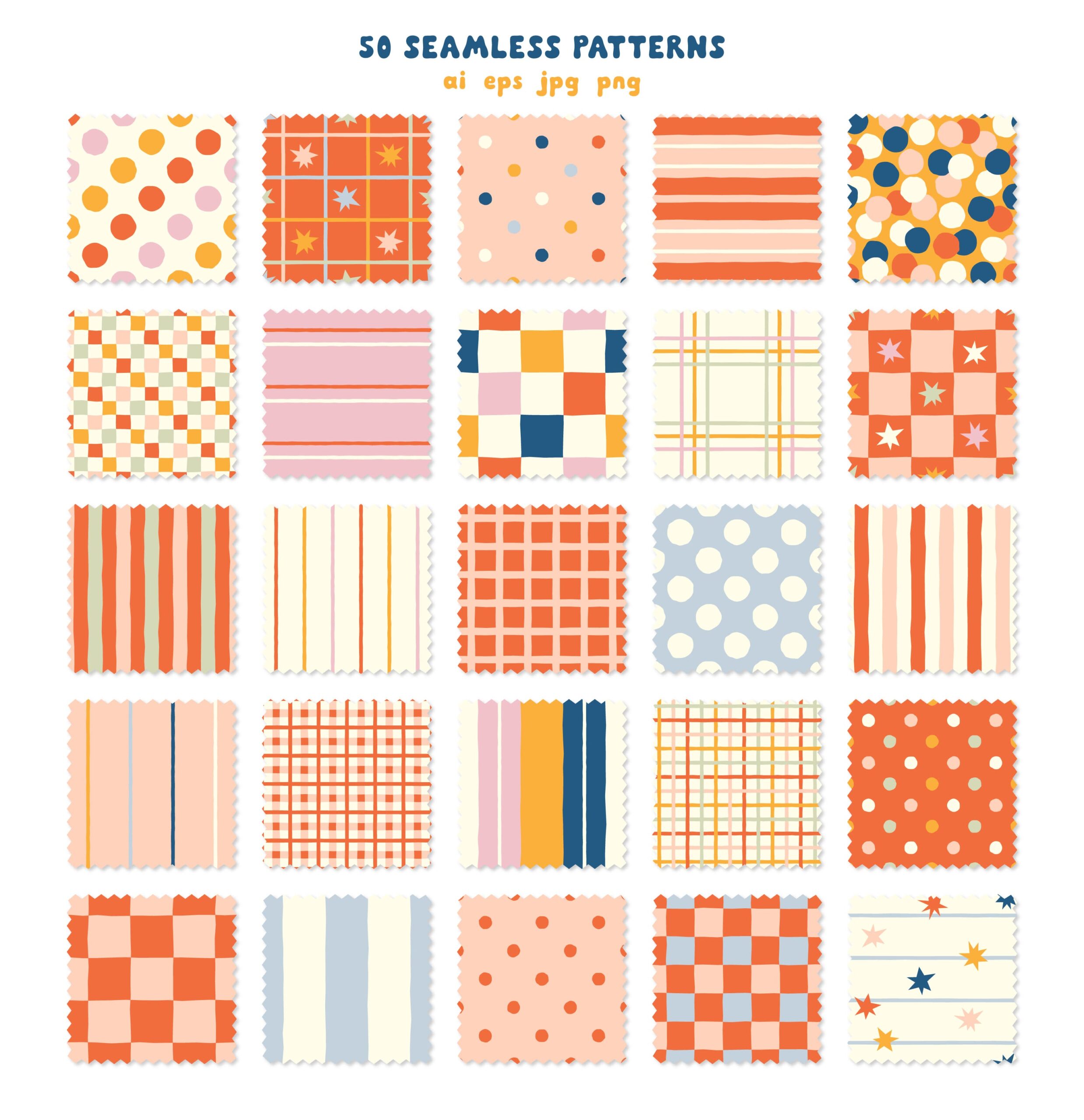 Playful Geometric Patterns, a Pattern Graphic by simpleblues