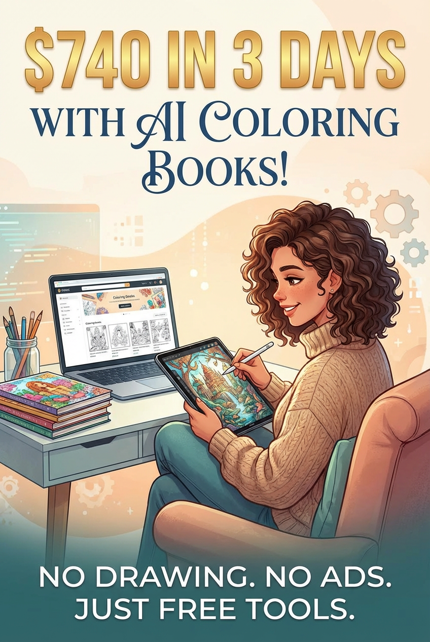 0 in 3 Days with AI Coloring Books!