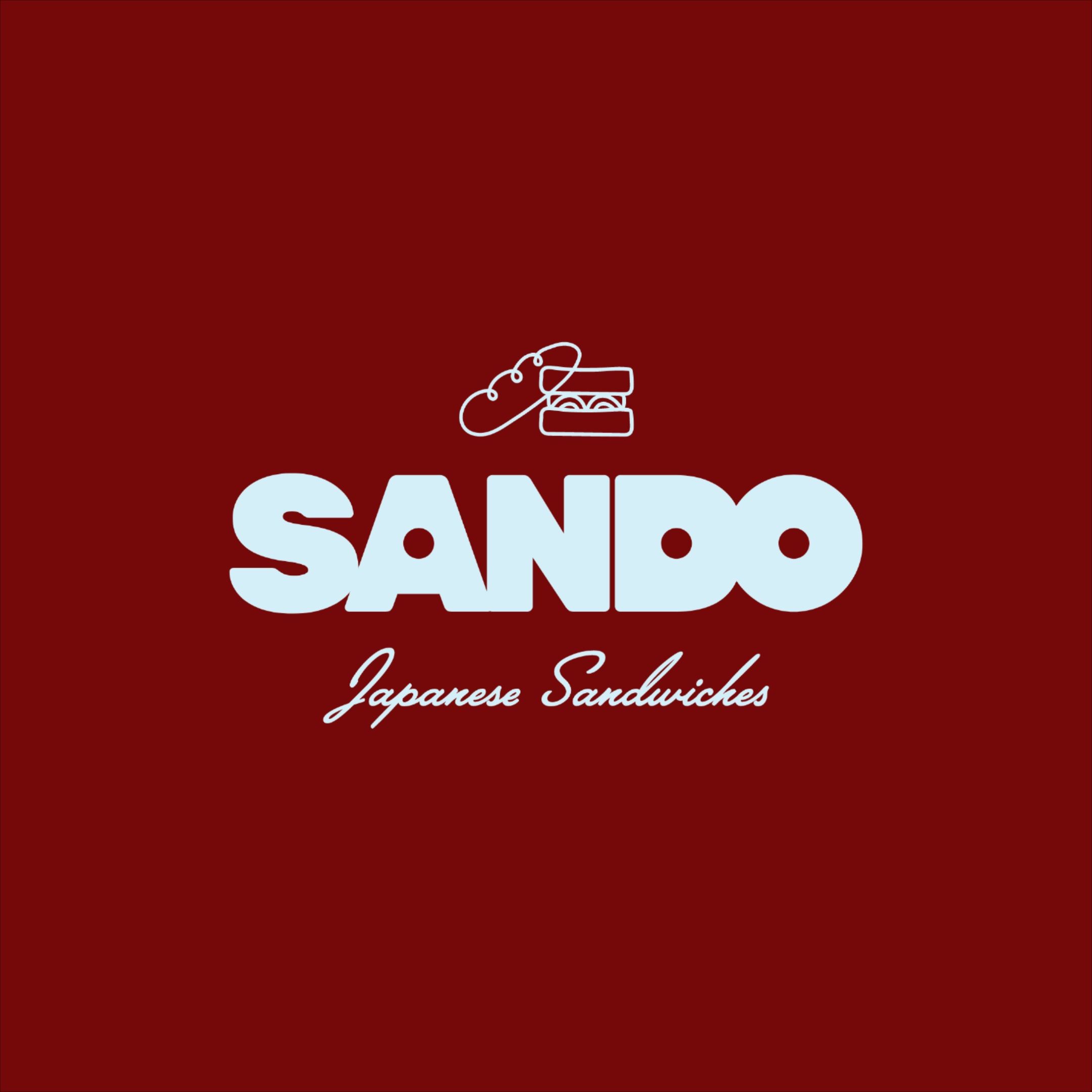 Sando, Japanese Sandwiches, Main Logo Concept🙂