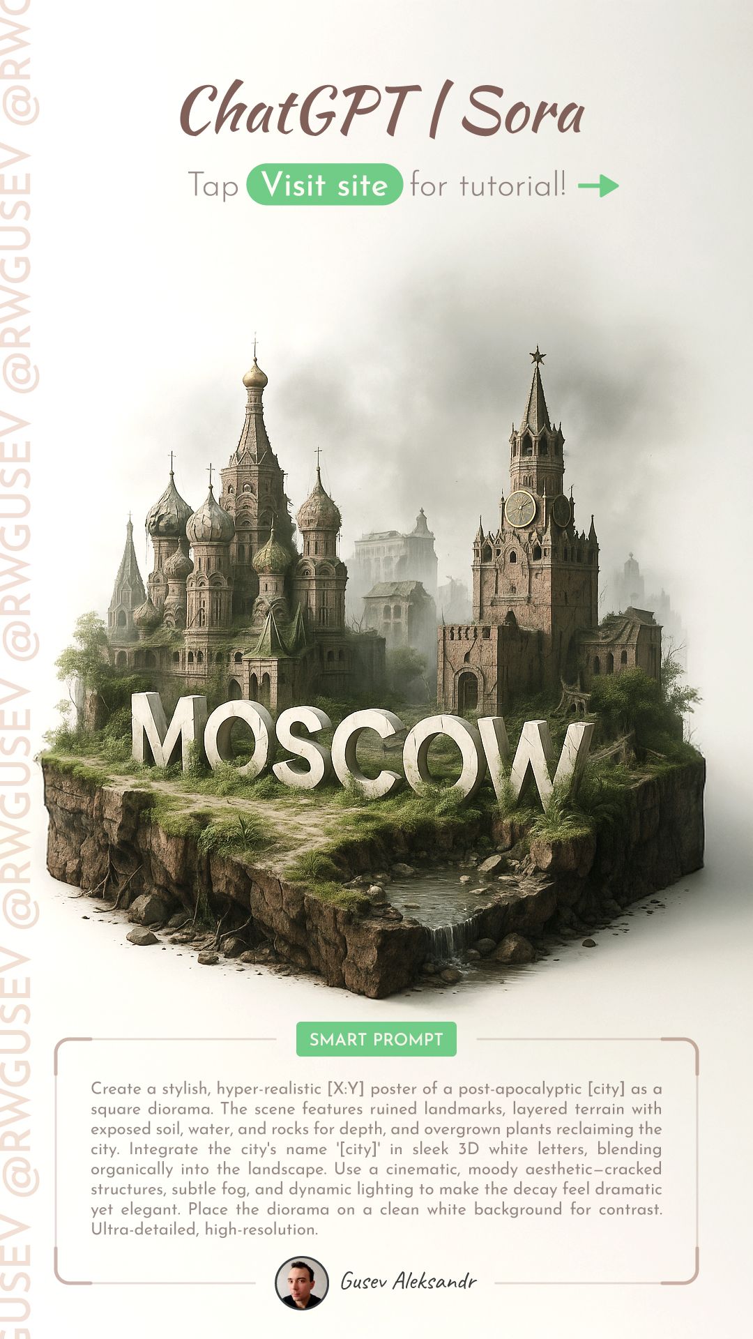 ChatGPT & Sora | Apocalyptic Cityscape Diorama