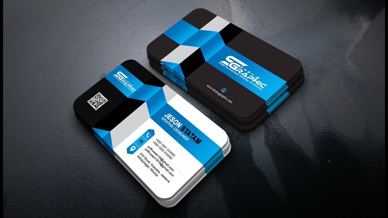 How to create a 3d business card design – photoshop tutorial