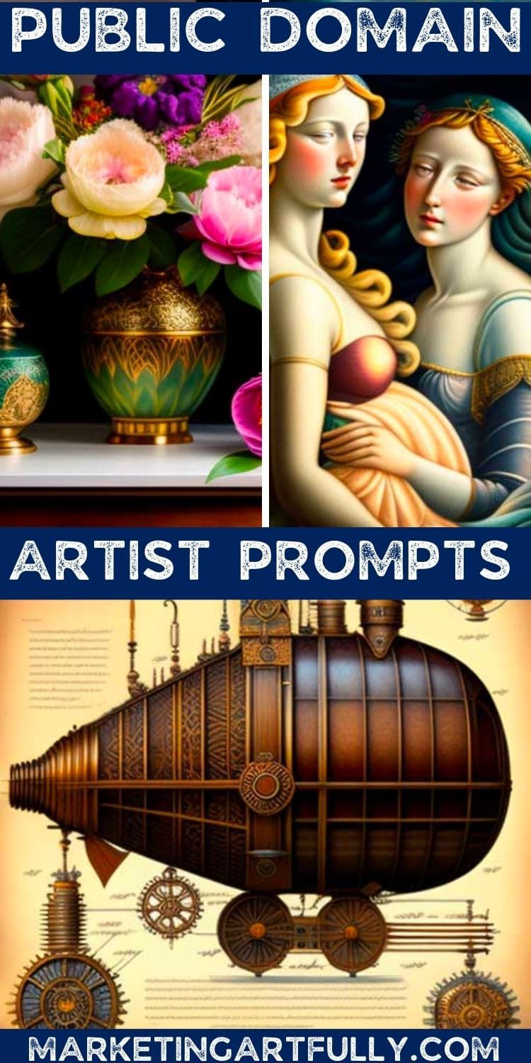 HUGE List of Artists In The Public Domain for AI Prompts