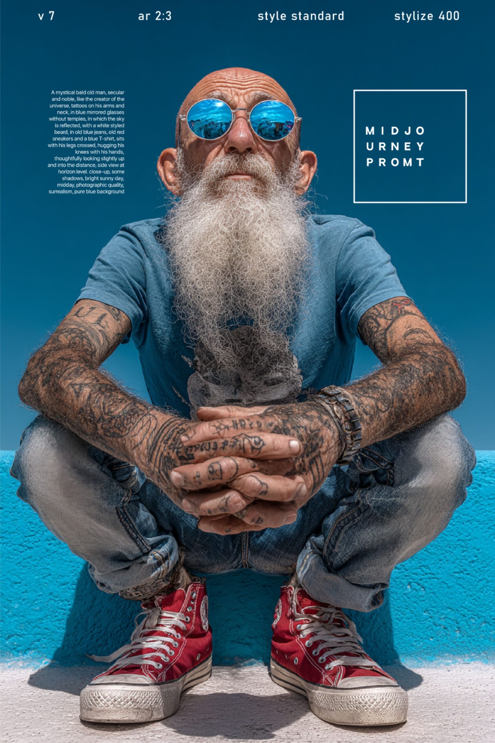 MIDJOURNEY promt Old Man