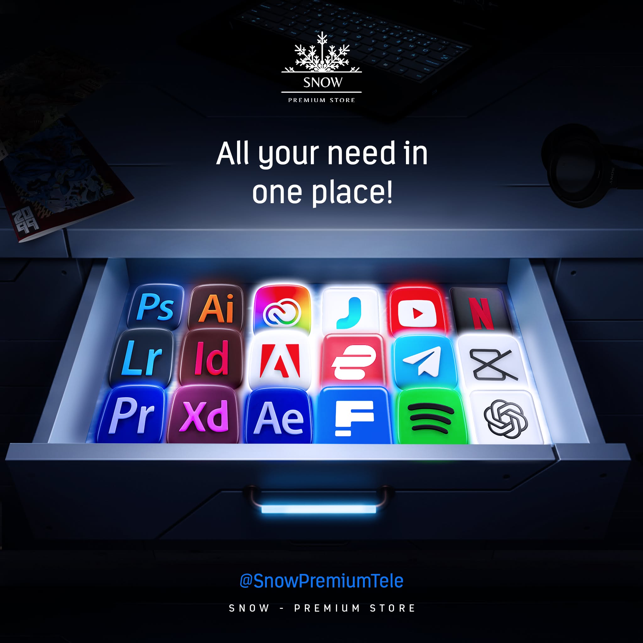 Concept Art on “Snow Premium Store”