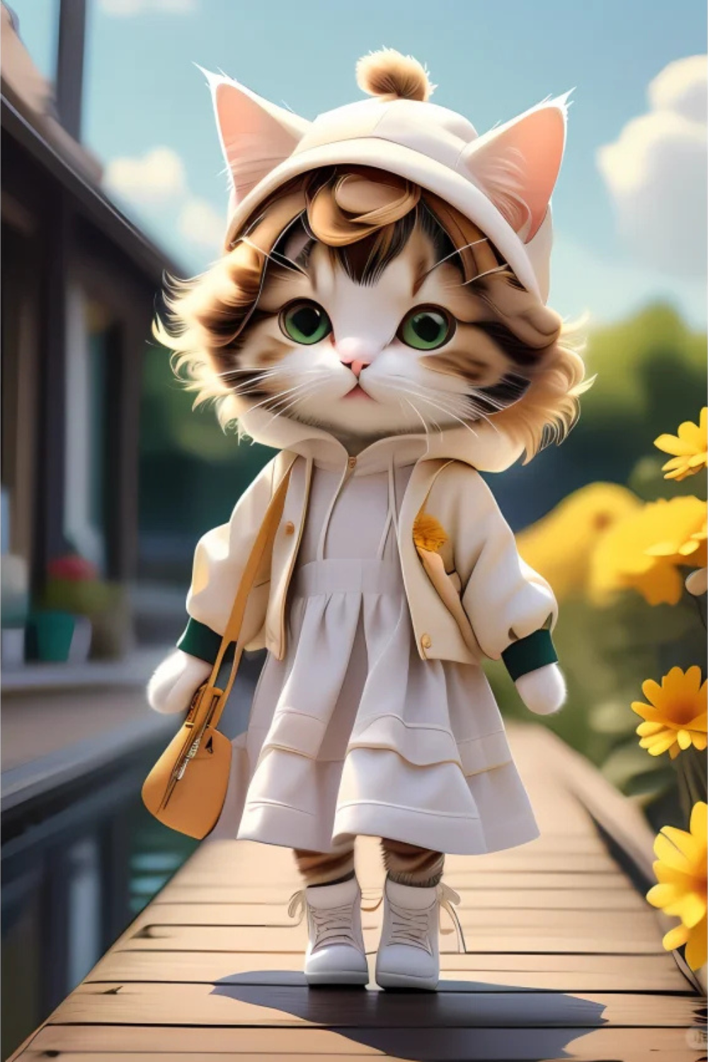 AI Cat Art Collection | AI-Generated Cat Illustrations | Creative AI Cat Costumes