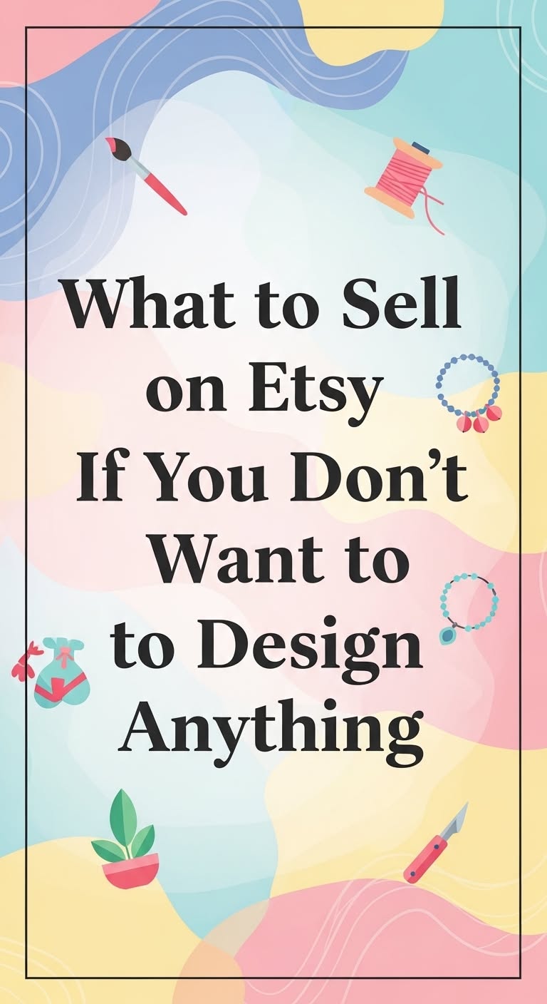 What to Sell on Etsy If You Don’t Want to Design Anything