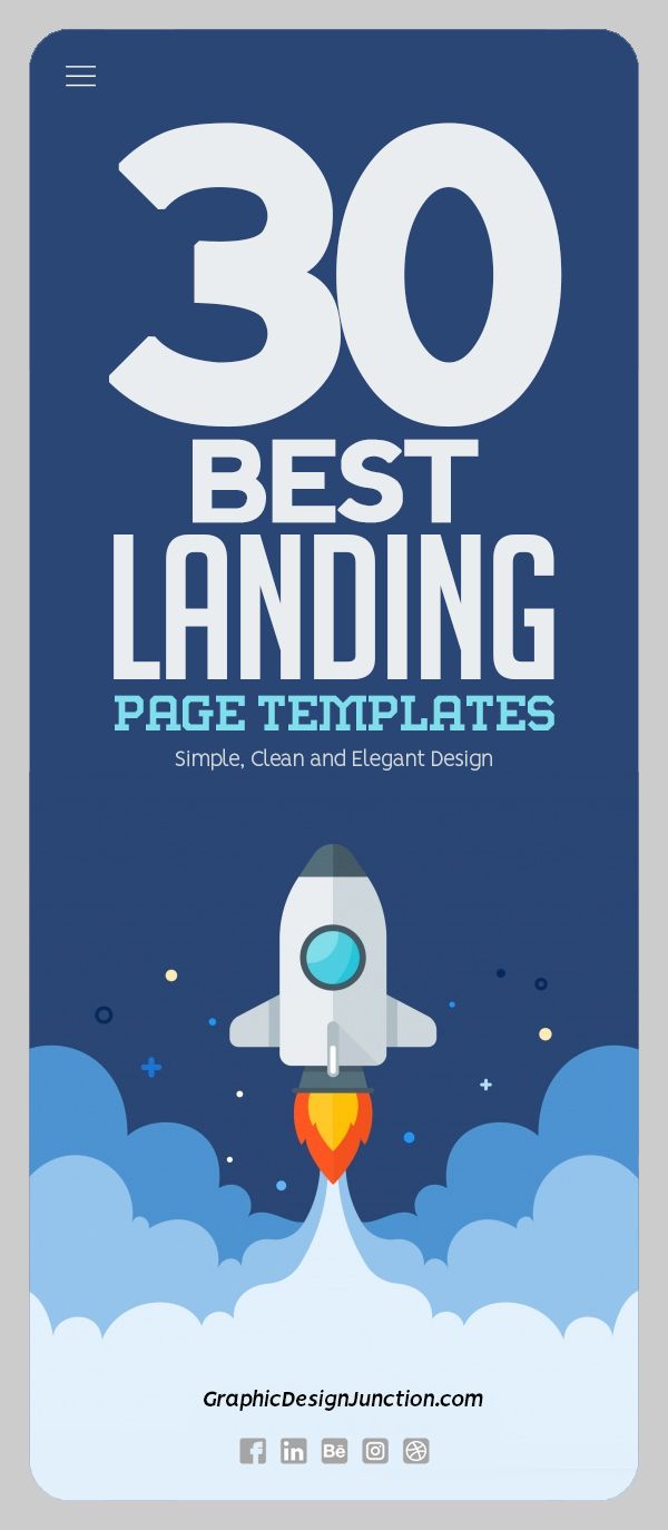30 Best Landing Page Templates Of 2020 – Graphic Design Junction