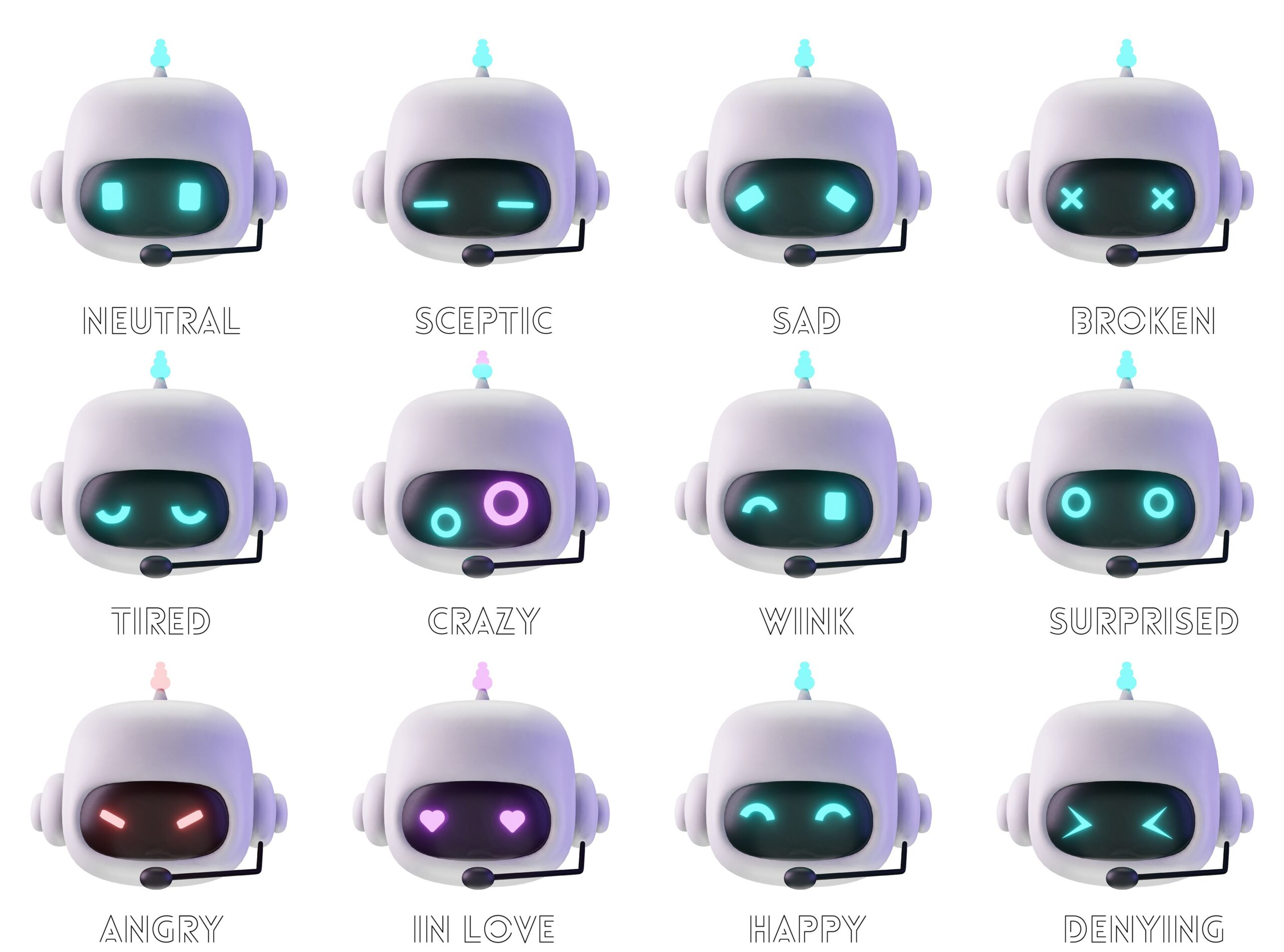 3d kawaii chatbot – Marina Yatsenko