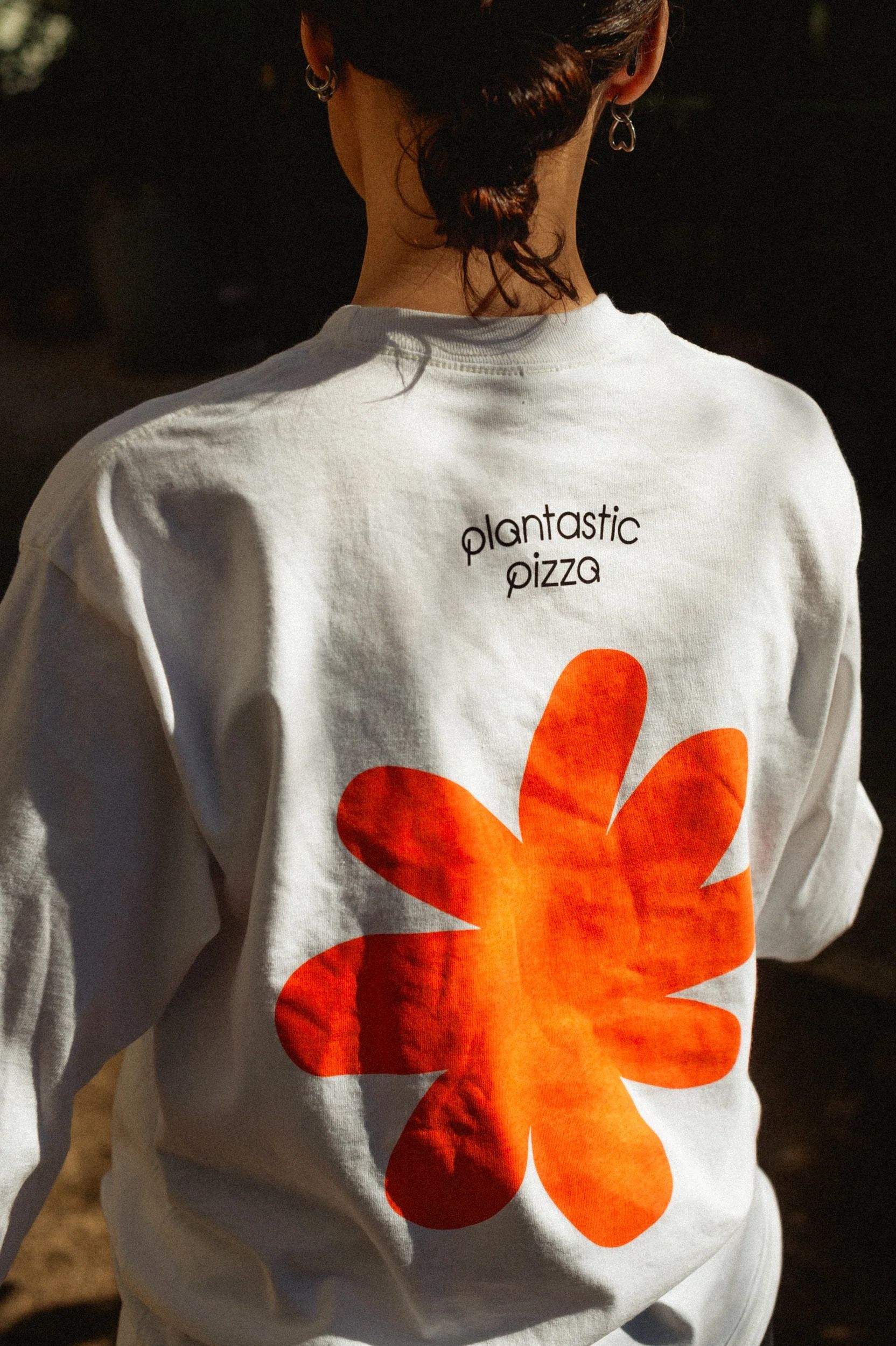 In Requena Office’s identity for Garden Pizza, words look like plants and letters like flowers