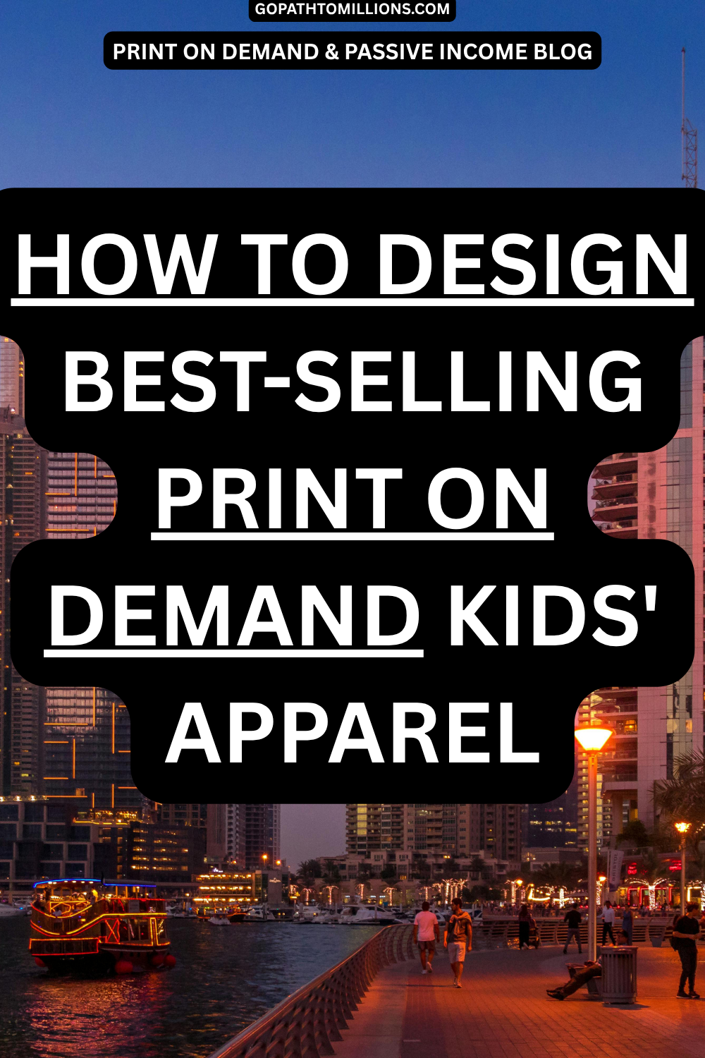 How to Design Best Selling Print on Demand Kids Products | Print on Demand | passive income