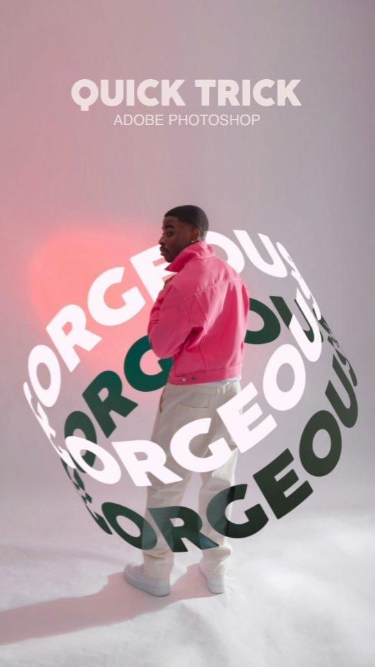 How to create typography around objects in Adobe photoshop #newmusic #logo #adobephotoshop #adobe