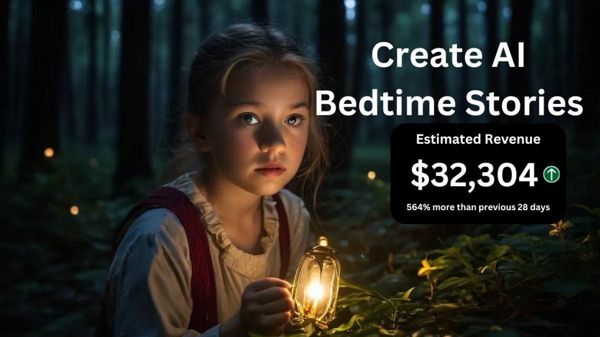 How to Make k/Month Creating AI Bedtime Stories in Just 10 Minutes